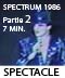 Deuxieme partie Spectrum 1986